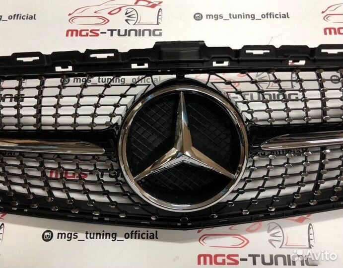 Решётка радиатора Mercedes C-Class Diamond W205