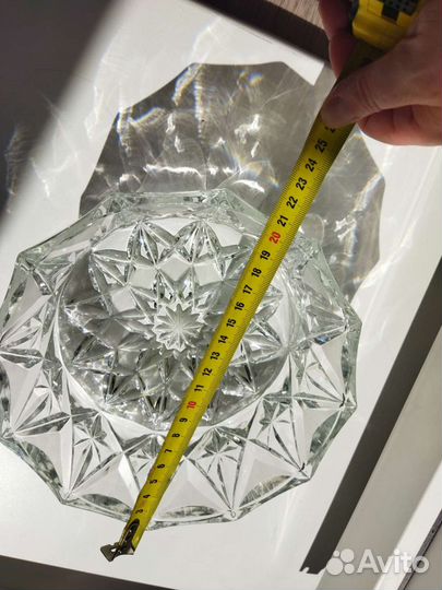 Салатница хрустальная СССР