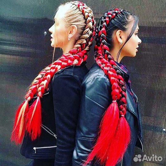 Коса Канекалон, однотонный