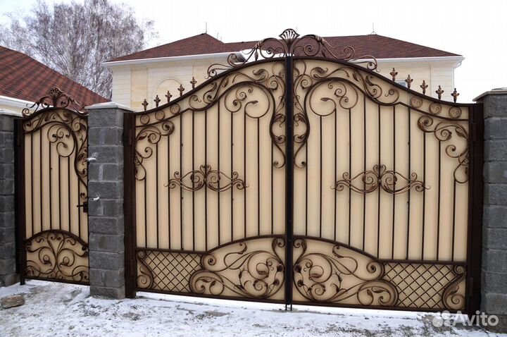 Кованые ворота
