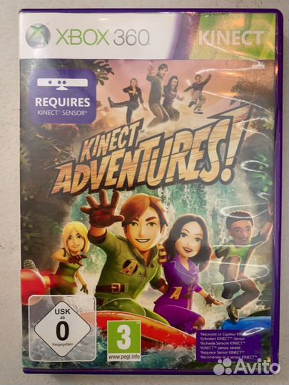 Диск kinect adventures x-box 360