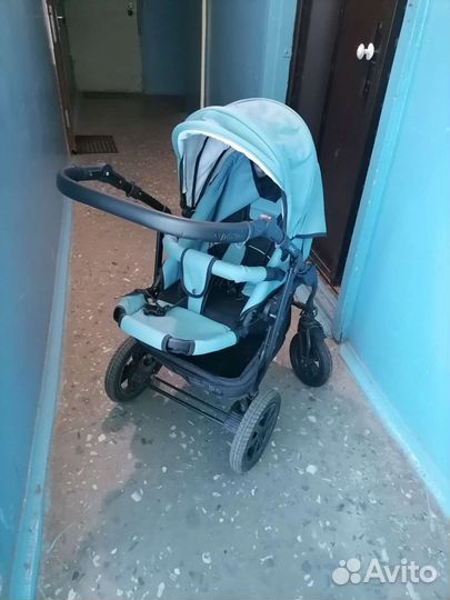 Коляска 2 в 1 эко кожа