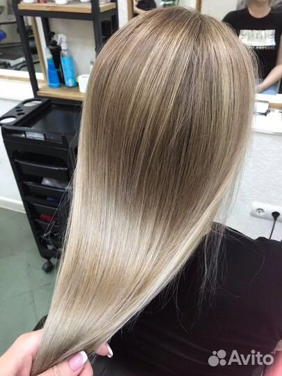 Услуги парикмахера окрашивание