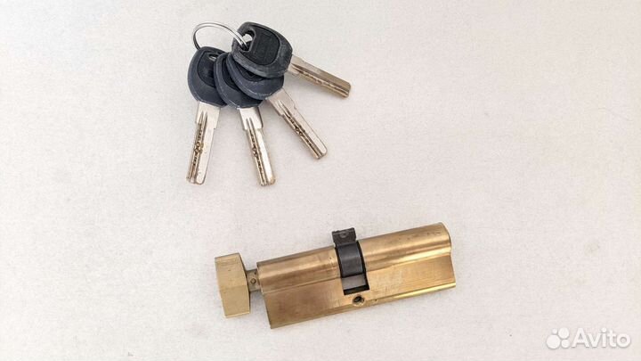 Цилиндр замка ключ/вертушка 45х45