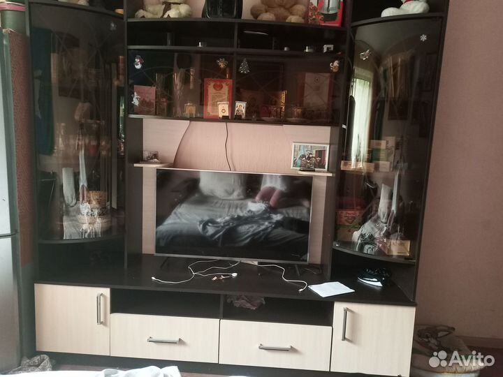 Стенка в гостиную со шкафом под тв бу