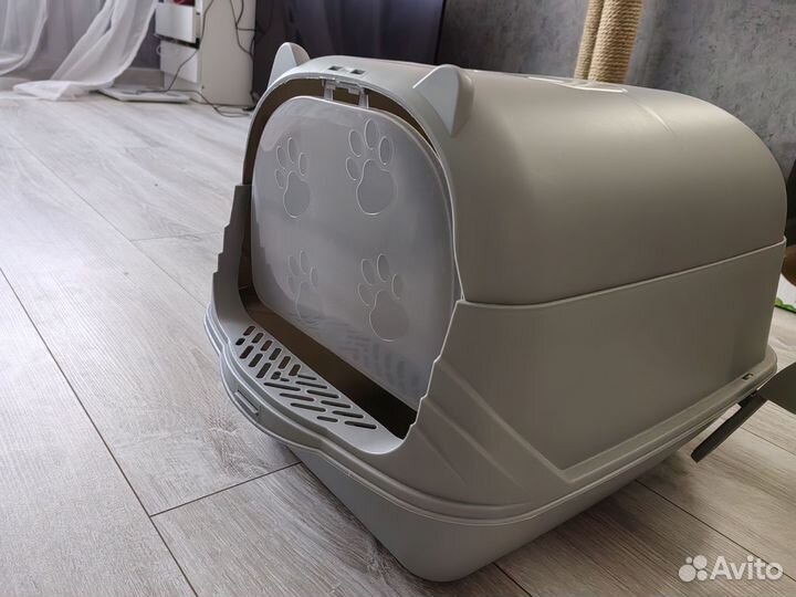 Кошачик домик туалет