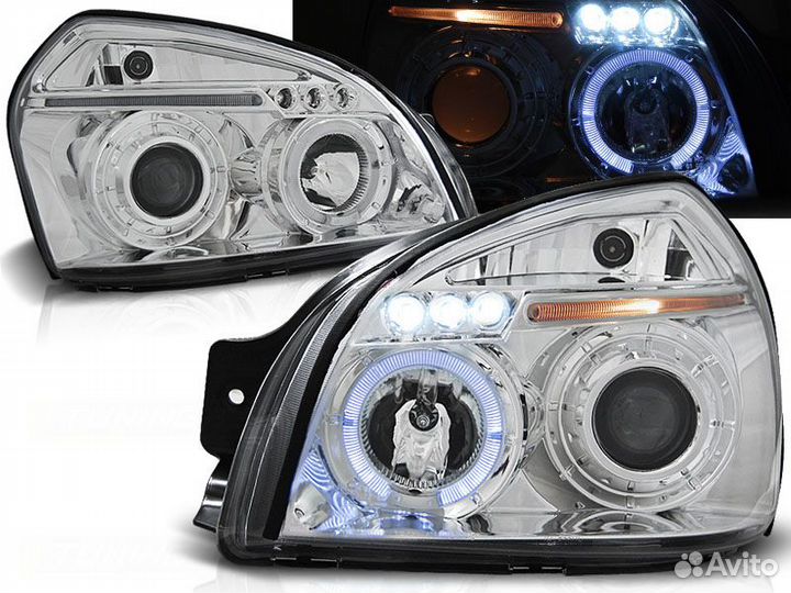 Hyundai Tucson 1 (04-10) Тюнинг оптика lphu01