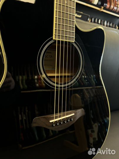 Yamaha FG TA BL трансакустическая гитара (Новая)