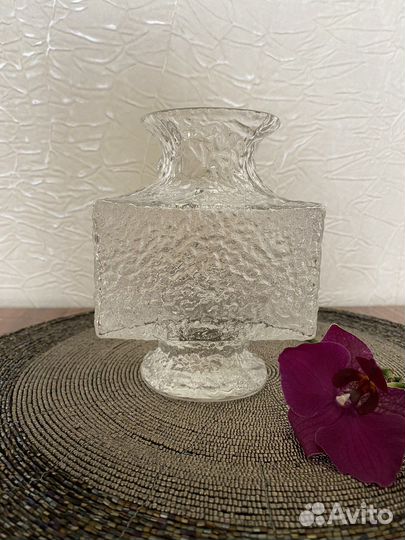 Ваза финское стекло Crassus. Iittala