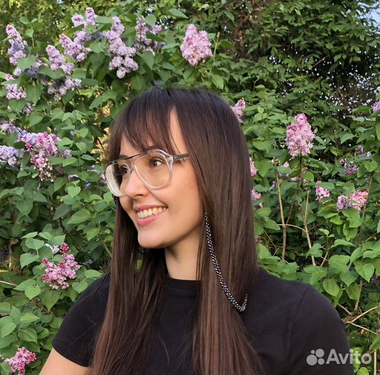 Цепочка на очки из бисера