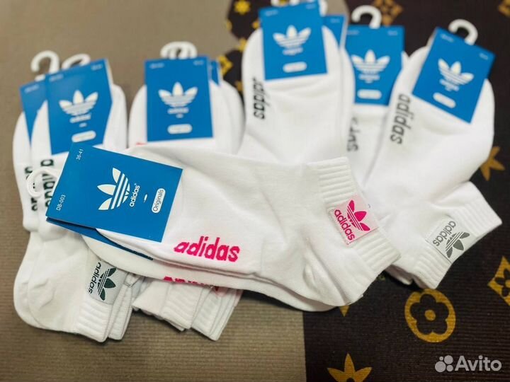 Носки белые женские Adidas