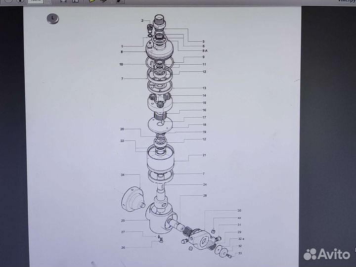 З/ч для моющей головки OMZ250
