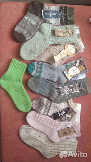 Вязанные носки ручной работы