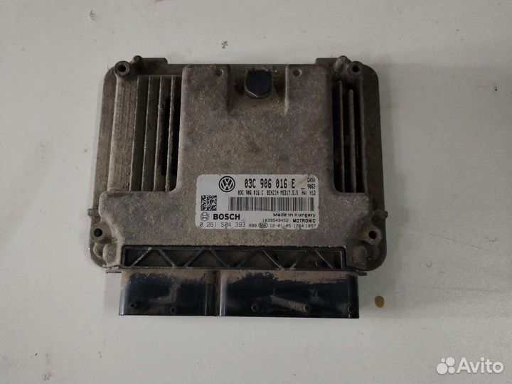 Блок управления двигателем Шкода Октавия А5 1.4