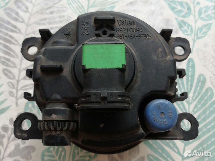 Птф противотуманная фара valeo рено