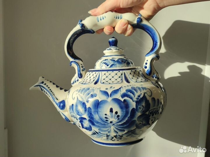 Чайник заварочный гжель 1-1,5 л