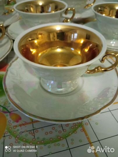 Чашки и блюдца фарфор