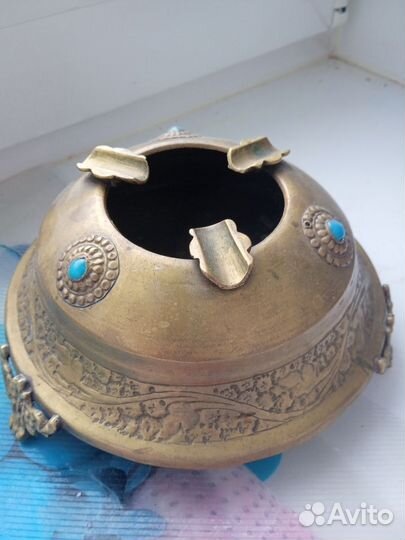 Пепельница. Винтаж, латунь, бронза