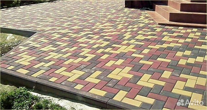 Тротуарная плитка, доставка манипулятором