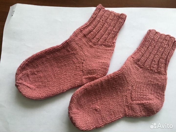Носки детские вязаные