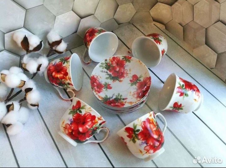 Сервиз чайный новый