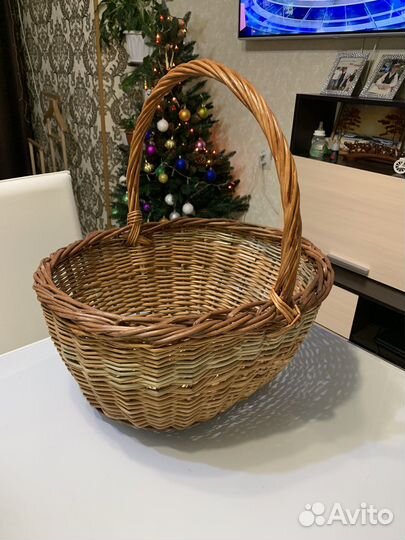 Корзины плетеные из ивы