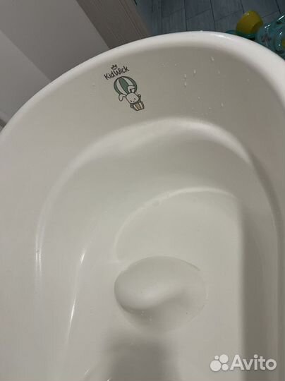 Ванночка для купания с встроенной горкой