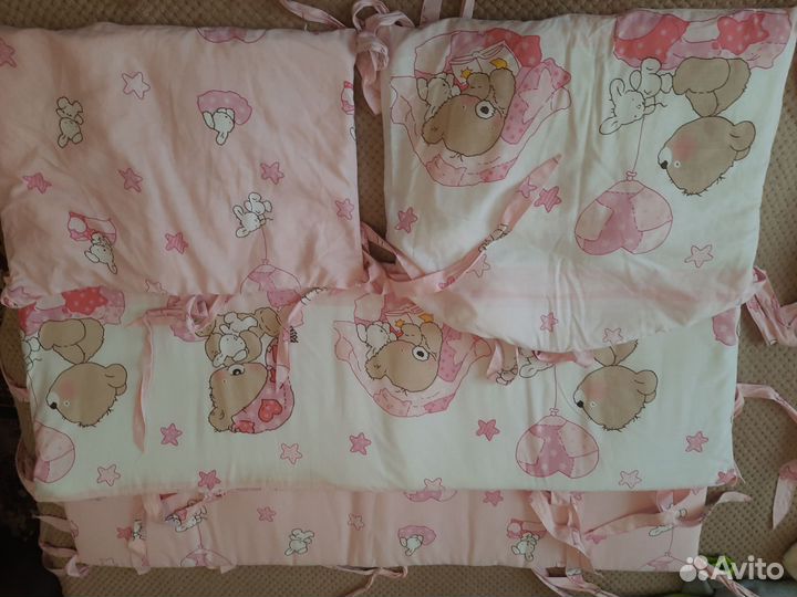 Балдахин и бортики в детскую кроватку