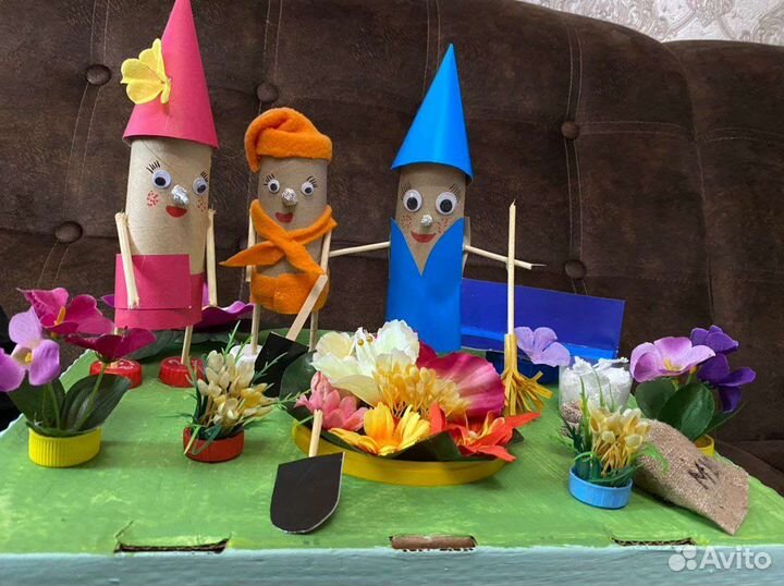 Поделка эколята в сад и школу