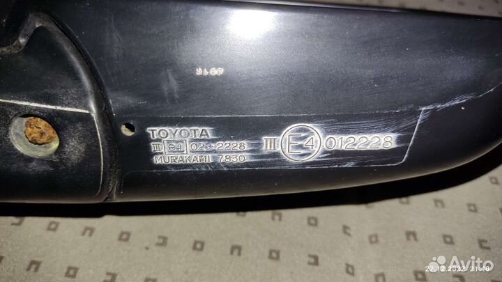 Зеркало правое Toyota Corolla Spacio NZE121