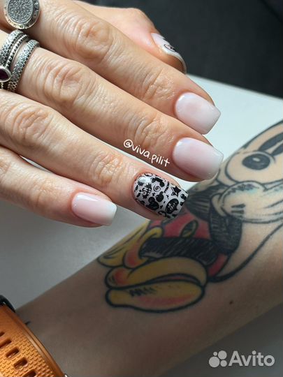 Коррекция наращённых ногтей