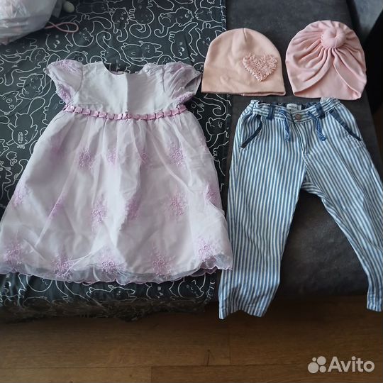 Детские вещи на девочку пакетом 86 92