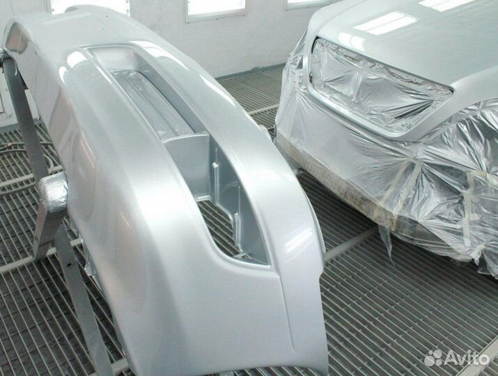 Бампер задн Focus 2 05-08 черный