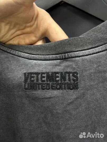 Футболка Vetements Limited edition oversize