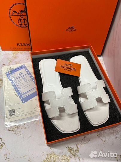 Шлепанцы hermes