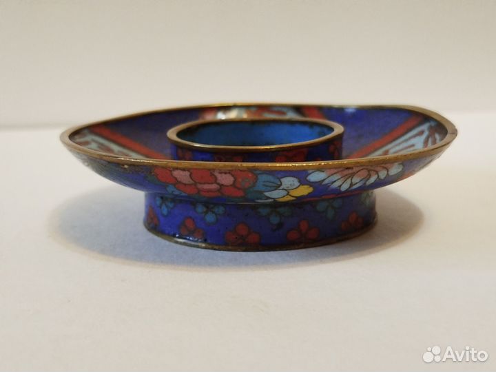 Пепельница, эмаль, клуазоне