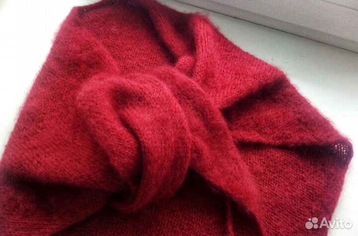 Косынка вязаная