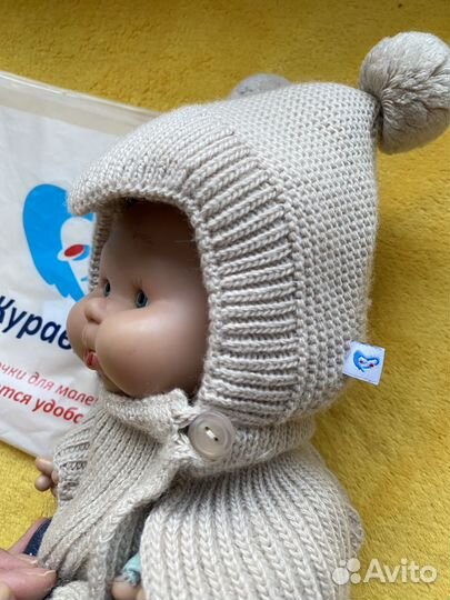 Шапка зимняя журавлик