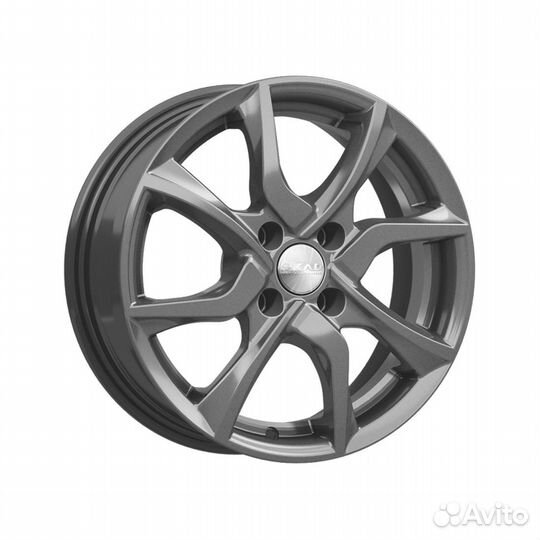 Литые диски 6x15 4x98 58.6 ET35 скад Тулон графит