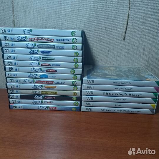 Игровые диски для пк и Nintendo Wii