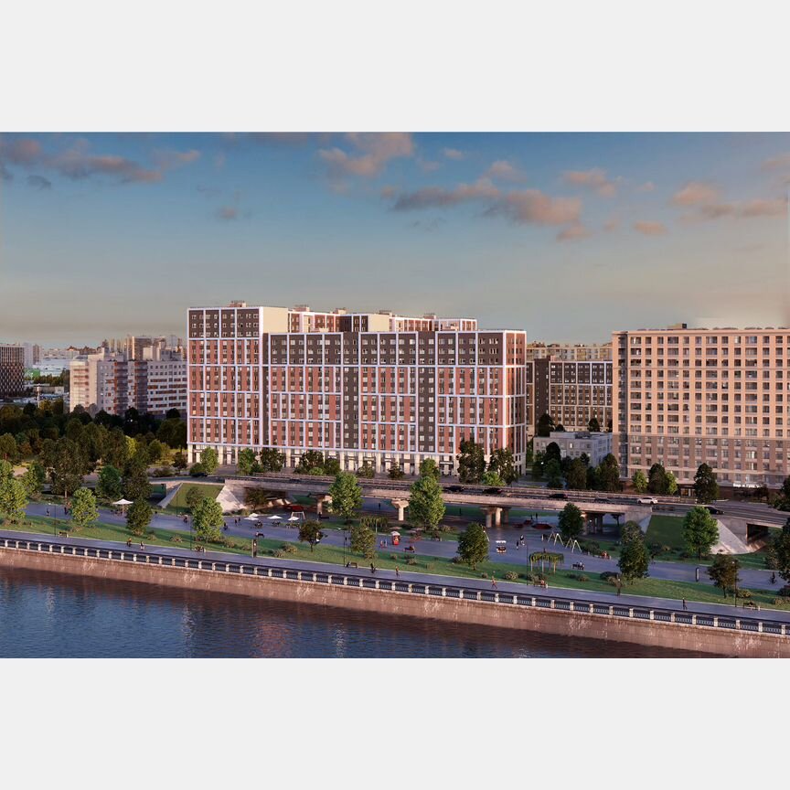 3-к. апартаменты, 74,1 м², 12/17 эт.