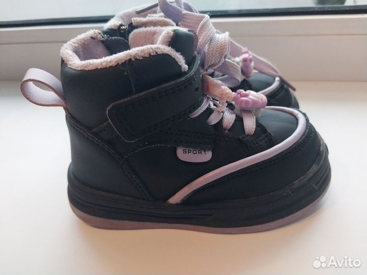 Ботинки на девочку 23 размер