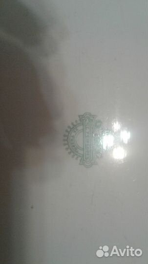 Блюдо большое старинное Кузнецов