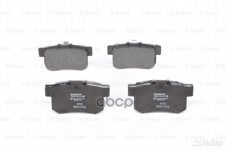 Колодки тормозные дисковые зад 0986494233 Bosch