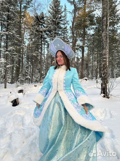 Костюм снегурочки взрослый