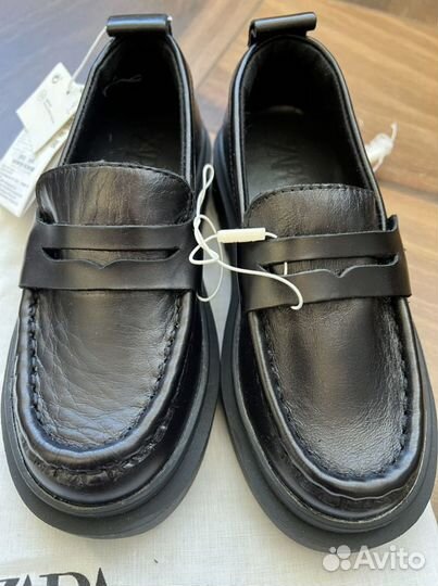 Лоферы новые Zara 29 размер кожа