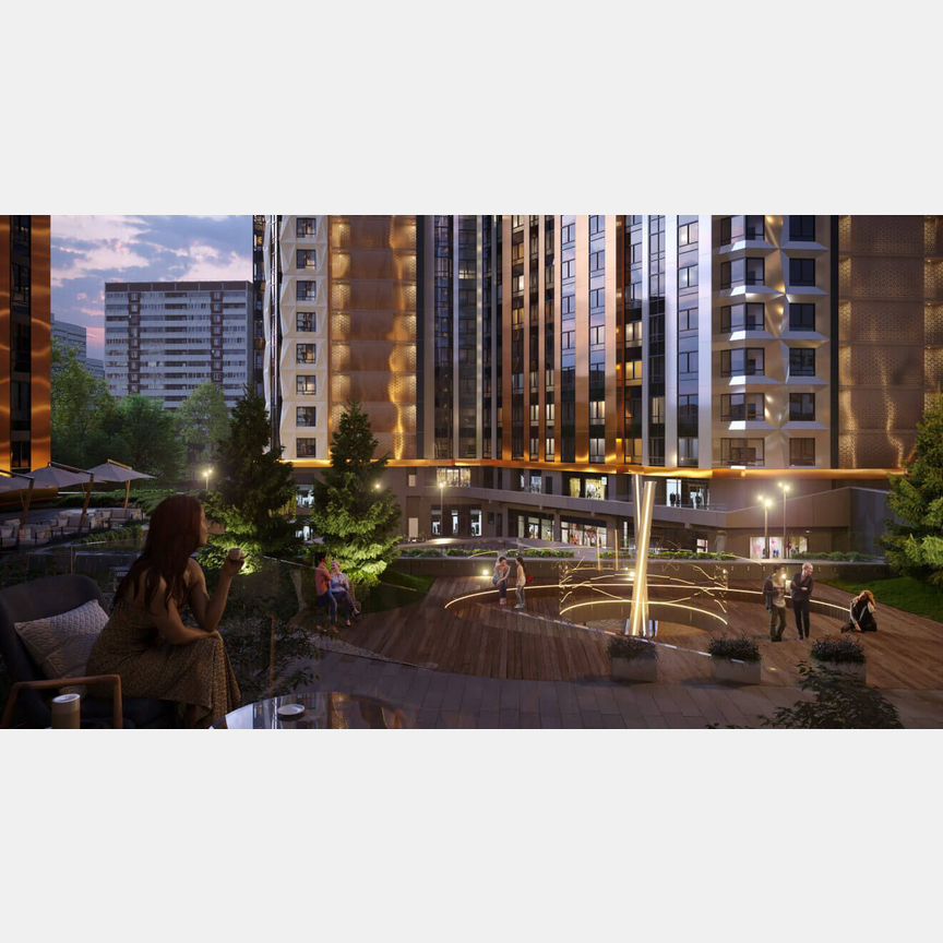 3-к. квартира, 89,3 м², 13/50 эт.