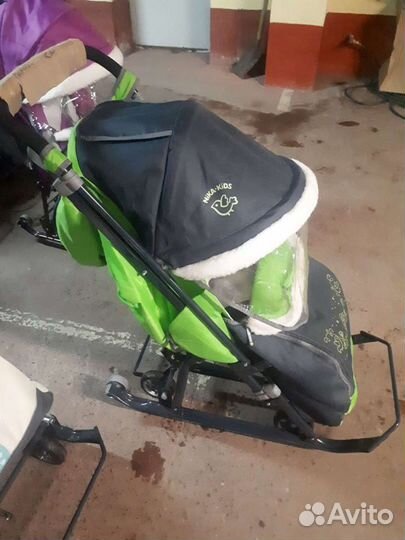 Санки коляска ника