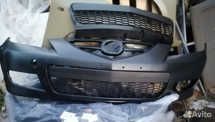 Бампер передний mazda 3 2006-2009 sport type