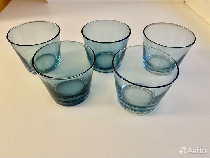 Стаканы IKEA синие